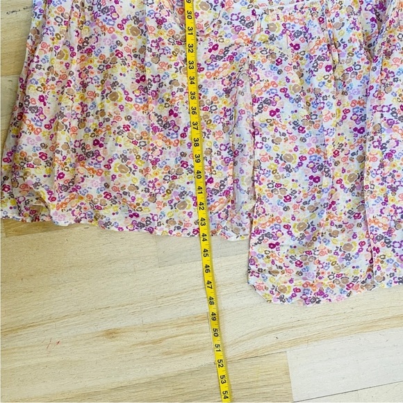 Apiece Apart super soft 100% cotton and silk floral midi dress - Picture 6 of 9